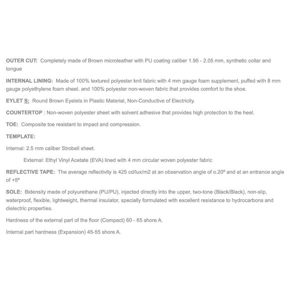 NEW MENS SAFETY WORK BOOTS- IMPACT & SLIP RESISTANT, WATERPROOF | BROWN SIZE 8.5 - Picture 10 of 10